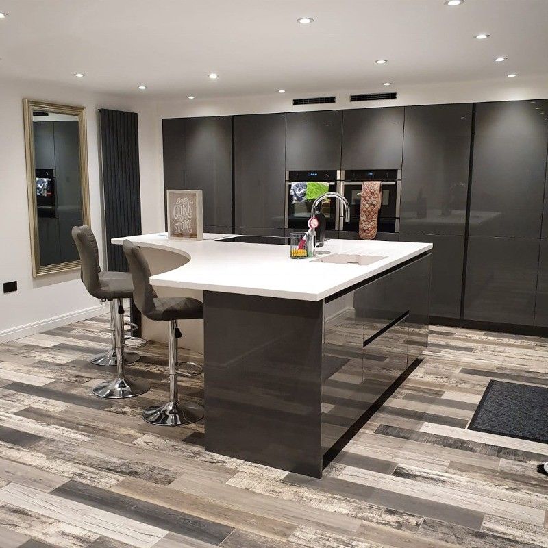 Altamente ODM / OEM impermeabile armadio da cucina lucido per cucina domestica stile di design moderno
