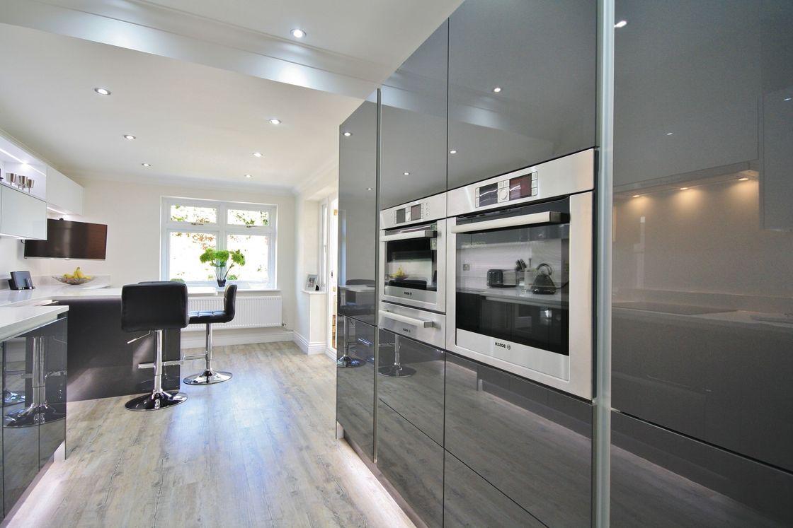 Altamente ODM / OEM impermeabile armadio da cucina lucido per cucina domestica stile di design moderno