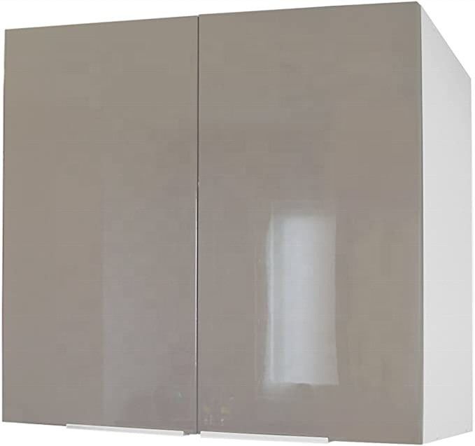 Villa/Appartamento Colorato di Veneer Personalizzato Armadi da cucina lucidi Porta con finitura durevole
