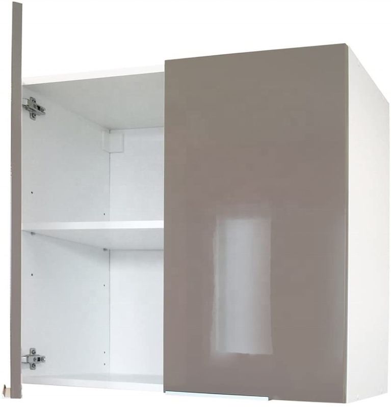 Villa/Appartamento Colorato di Veneer Personalizzato Armadi da cucina lucidi Porta con finitura durevole
