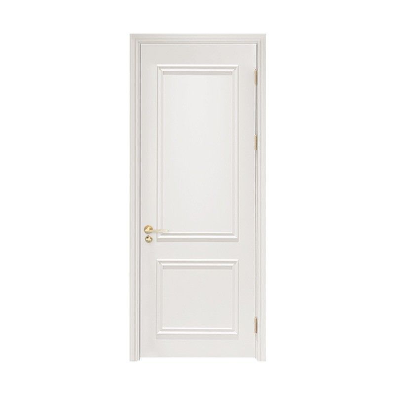 Stile contemporaneo Apertura laterale di lusso Porta interna su misura con cornici Legno in bianco