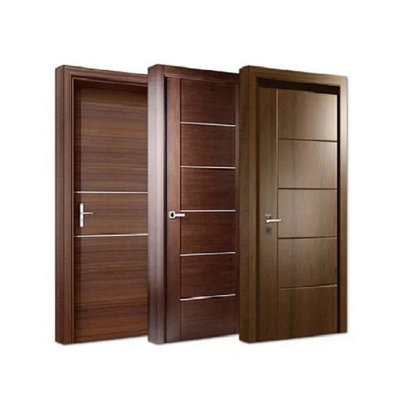 MDF Board massiccio Legno rivestimento YALIG impermeabile porta interna in legno personalizzato design moderno porte interne casa