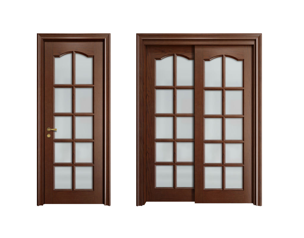 MDF Board massiccio Legno rivestimento YALIG impermeabile porta interna in legno personalizzato design moderno porte interne casa