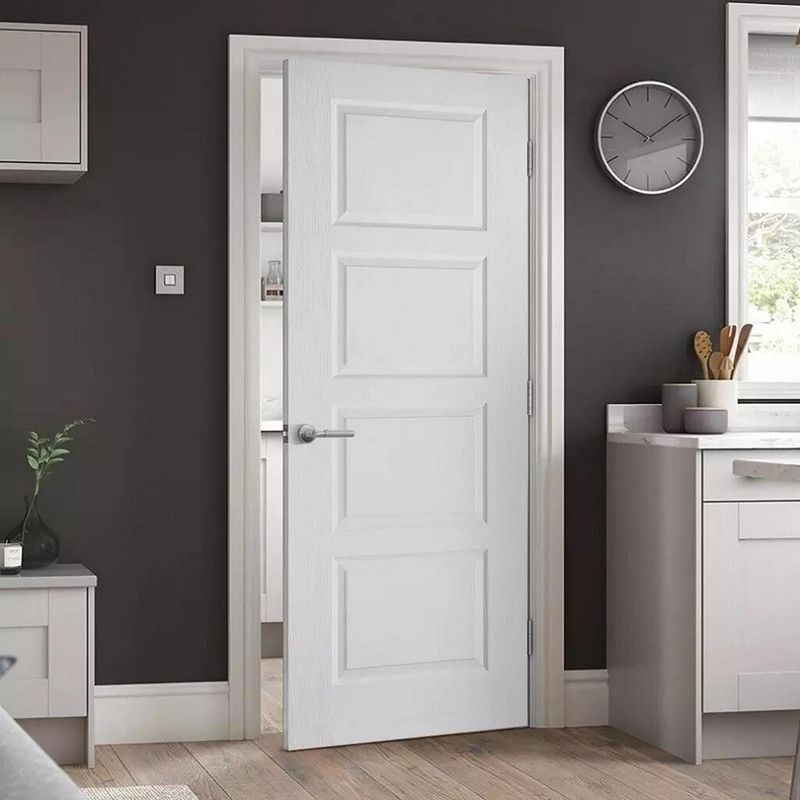 YALIG Casa moderna interno Porta in legno con apertura laterale e caratteristica impermeabile