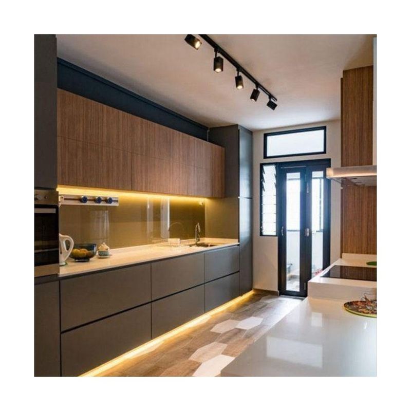 Finitura di finitura di finitura superiore e finitura di finitura di lacca inferiore per cucina moderna