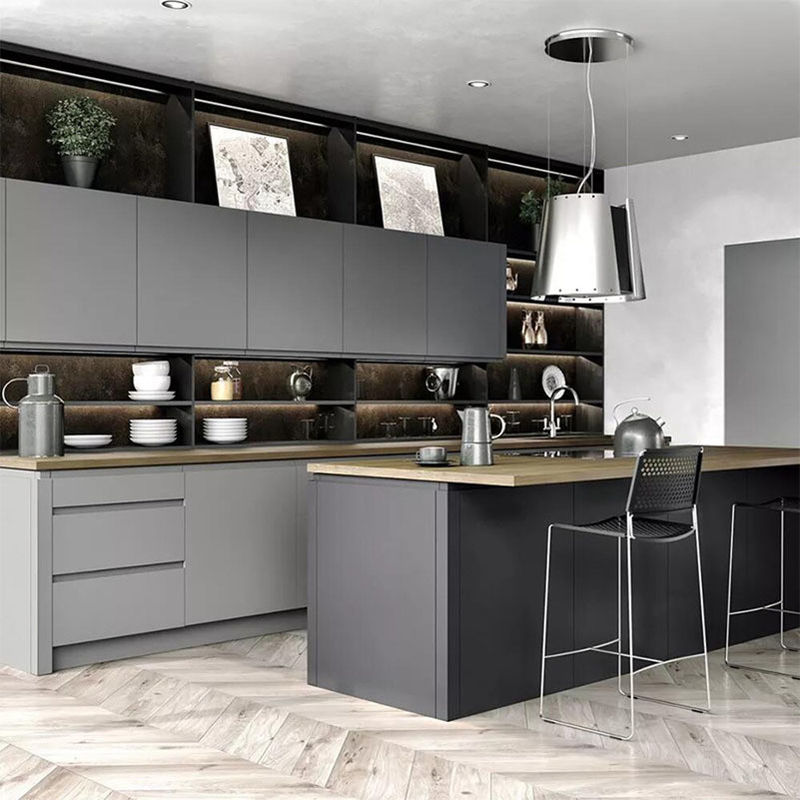 Finitura di finitura di finitura superiore e finitura di finitura di lacca inferiore per cucina moderna