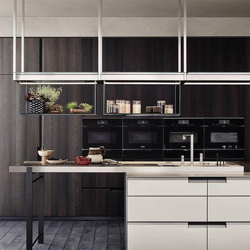 Finitura di finitura di finitura superiore e finitura di finitura di lacca inferiore per cucina moderna