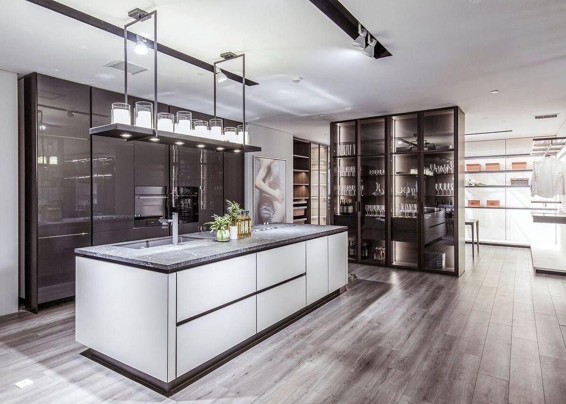 Armadietti da cucina modulari con colore di rivestimento personalizzato