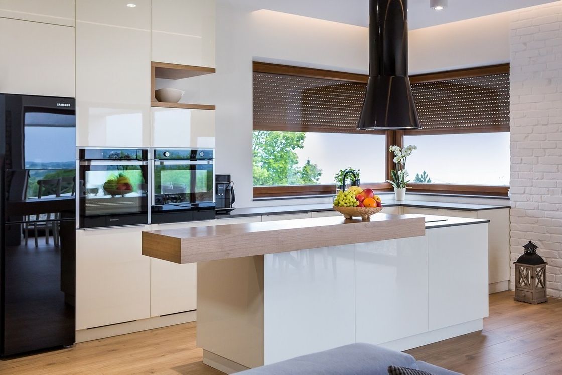 Armadietti da cucina modulari con colore di rivestimento personalizzato
