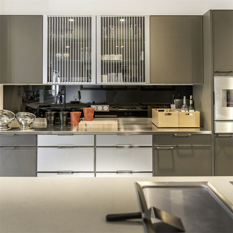Altamente ODM/OEM YALIG Quartz Stone Modular Cabinet Cucina per Alibaba 2022 Luxury