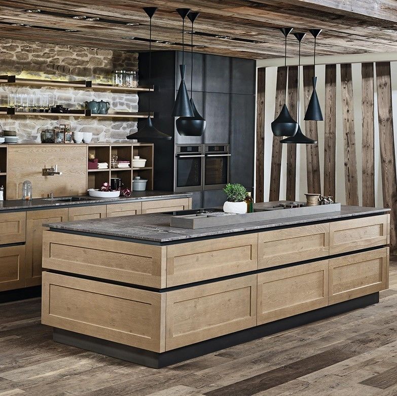 Gabinetto da cucina a montatura in alluminio per villa/appartamento