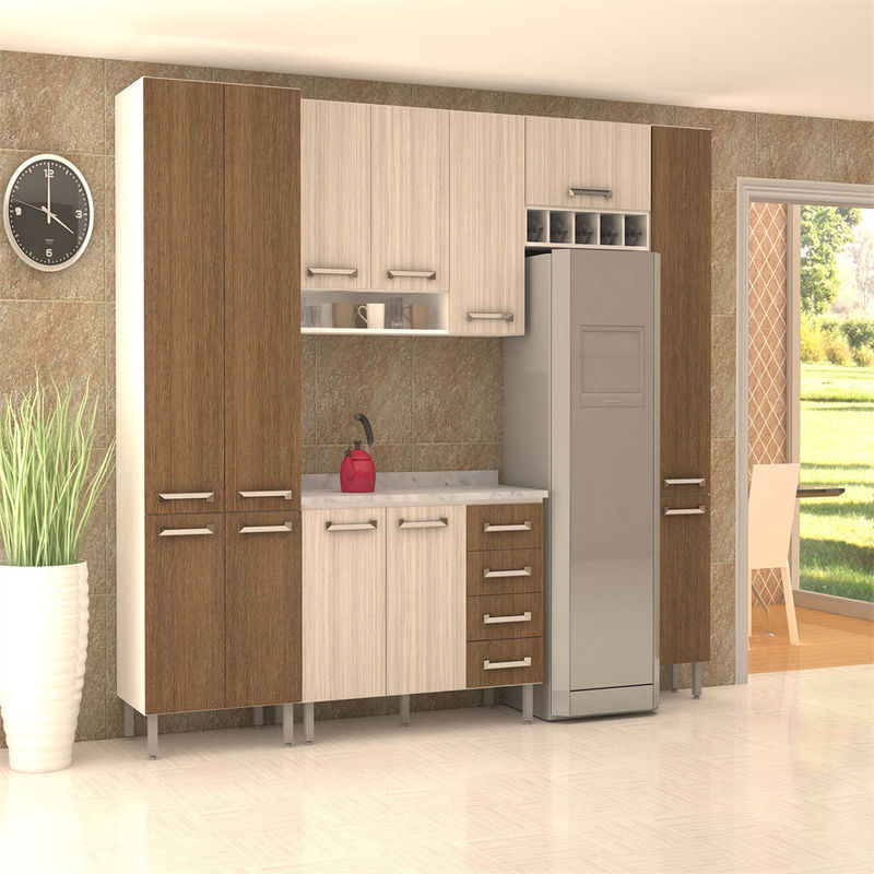 Armadio da cucina modulare YALIG in stile italiano con accessori Blum Hardware e Toe Kick