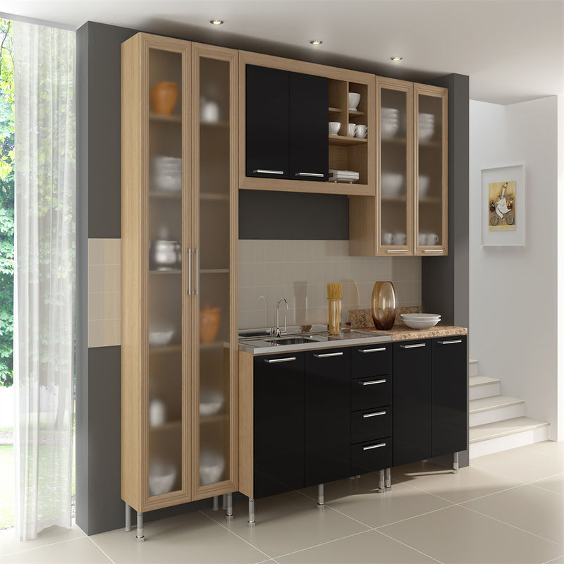 Armadio da cucina modulare YALIG in stile italiano con accessori Blum Hardware e Toe Kick