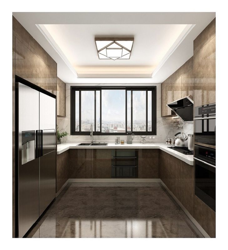 Vantaggio duraturo Moderno Design Stile Armadi da cucina con stile ignifughi impermeabili