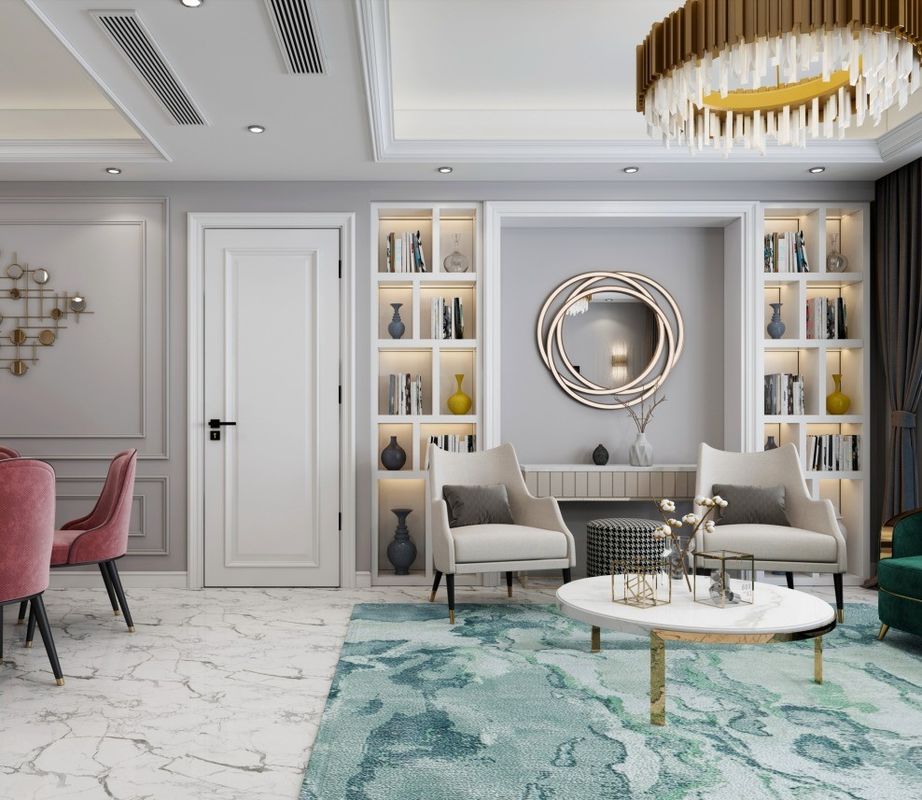 Vantaggio 100% protezione ambientale YALIG Luxury Interior Porta in legno per appartamenti