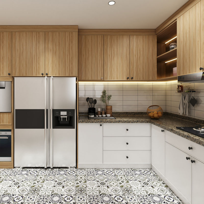 Arredamento di cucina in legno massello modulare