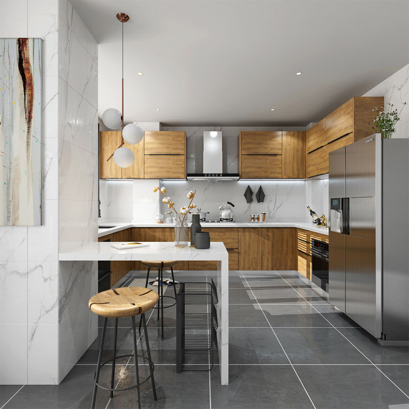 Arredamento di cucina in legno massello modulare