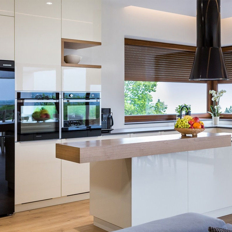 Perfetta lavorazione Mercato dei mobili Italiani Armadi da cucina modulari con calcio alle dita