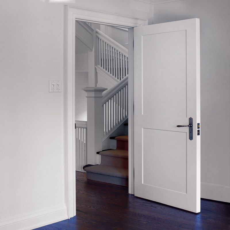 Porta in polimero in stile americano professionale Custom Modern Design MDF Interior Room Door