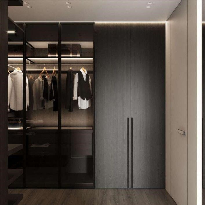 Home Villa Hotel Appartamento Arredo in stile moderno con cartone HDF MR personalizzato