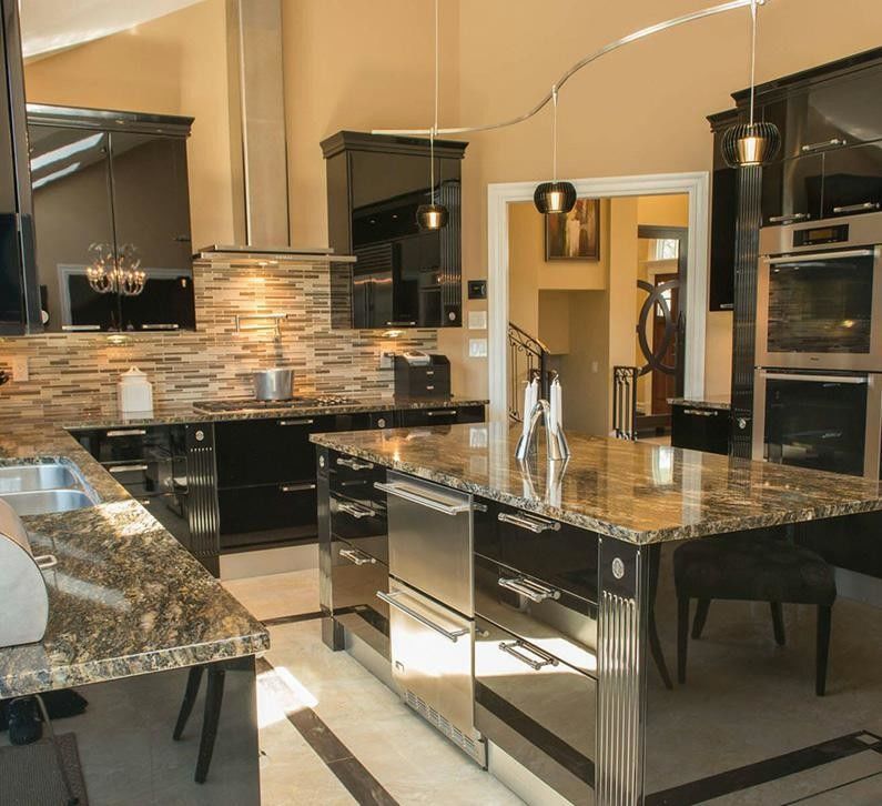 Appartamento per cucina con armadietto per mobili e porta HDF