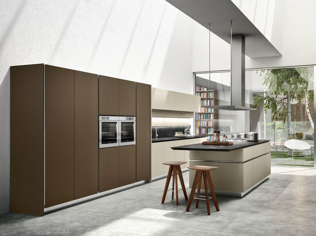 Blum Hardware e finitura di rivestimento YALIG Smart Wood Shaker Cucina Armadio per appartamento