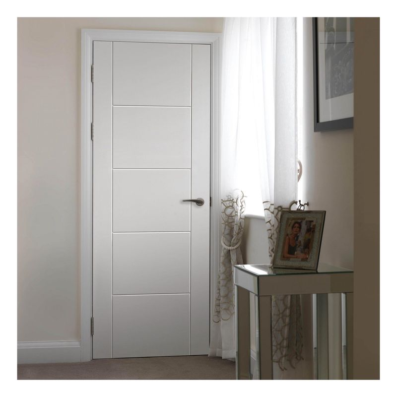 Porta in legno impermeabile personalizzata per interni in stile moderno 190cm-210cm MDF