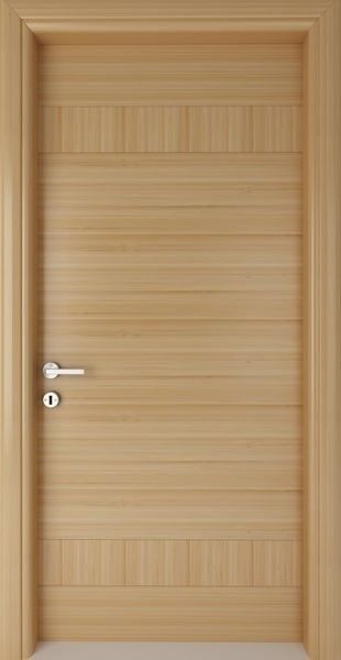 Porta in legno impermeabile personalizzata per interni in stile moderno 190cm-210cm MDF
