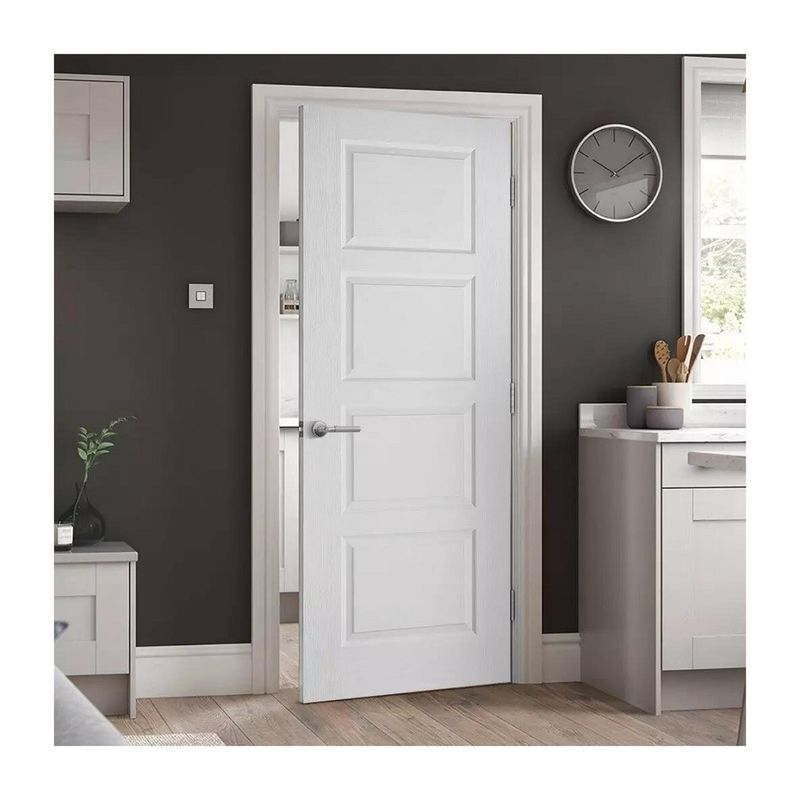 Moderno stile porte interne in legno massello per case con design contemporaneo