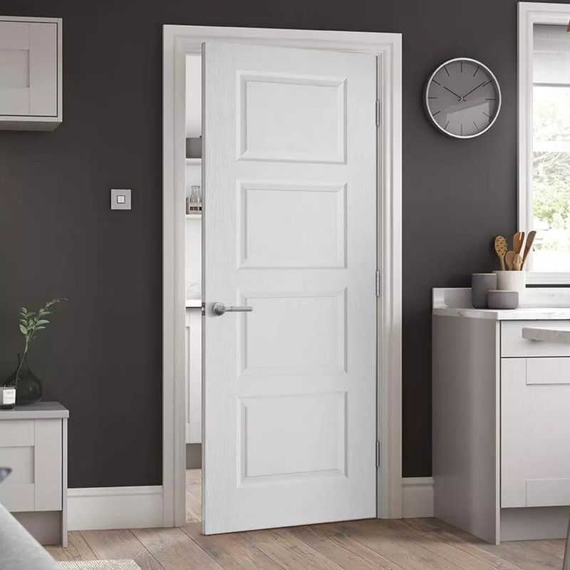 Moderno stile semplice in legno massello con apertura laterale porta interna per facile installazione