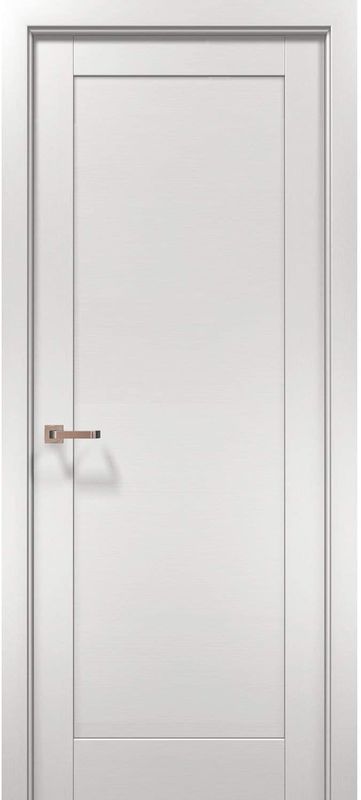 Porta interna bianca in rivestimento di legno massello con telaio di dimensioni personalizzate e impermeabile