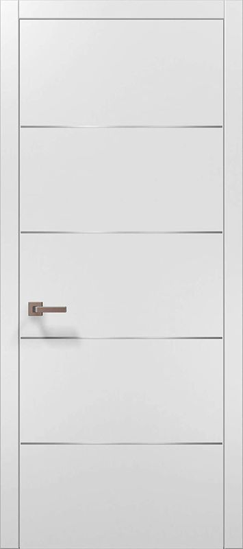 Porta interna bianca in rivestimento di legno massello con telaio di dimensioni personalizzate e impermeabile