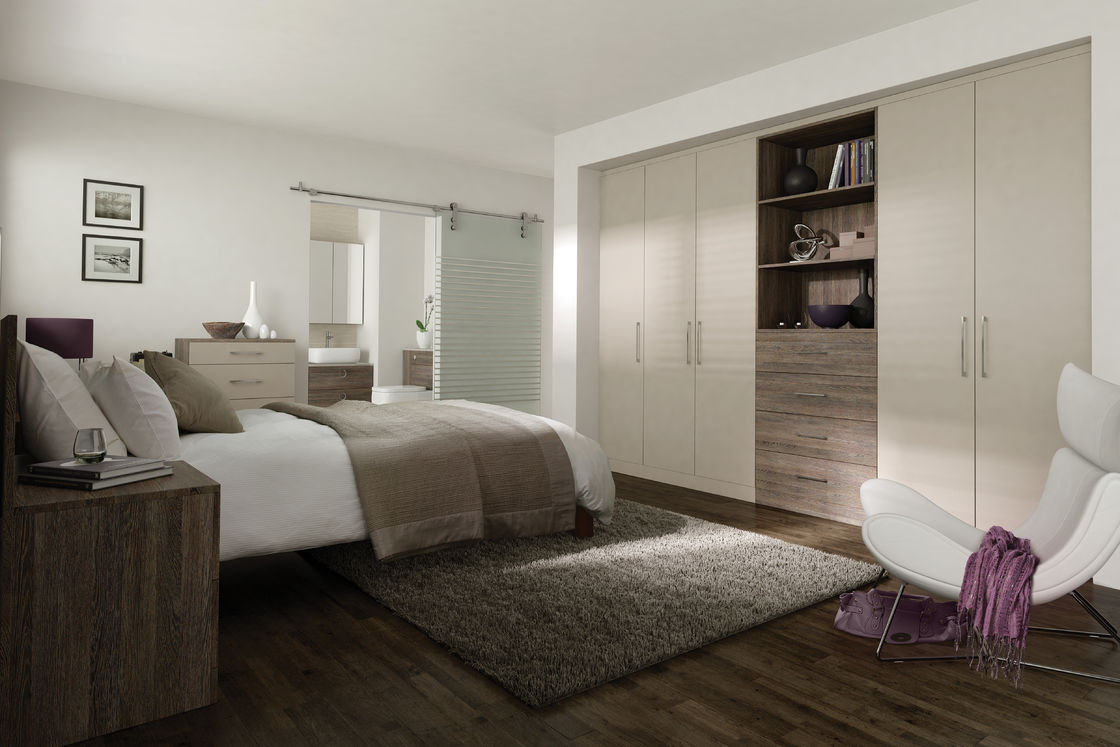 MR HDF Board Stile di design contemporaneo Armadio per mobili da letto
