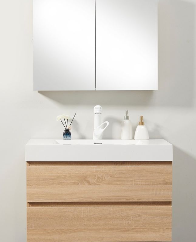 Dispositivi per i cassetti di alta qualità per bagno personalizzati con materiale di carcassa MR-MDF