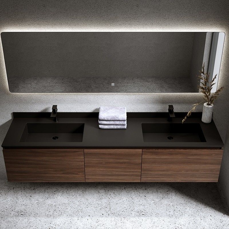 Larghezza personalizzata Porta in PVC/Lacca Finitura in stile americano Bagno Vanità per la casa moderna