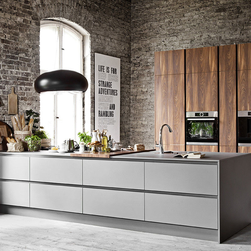 Proiettile impermeabile impermeabile a fuoco vantaggio stile italiano lusso armadietto da cucina per appartamento in vendita