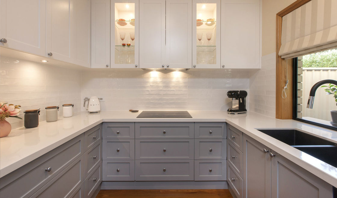 Mdf Modular Asses Modern Armoire Set in Finitura in Veneer per i gabinetti da cucina di Bunnings