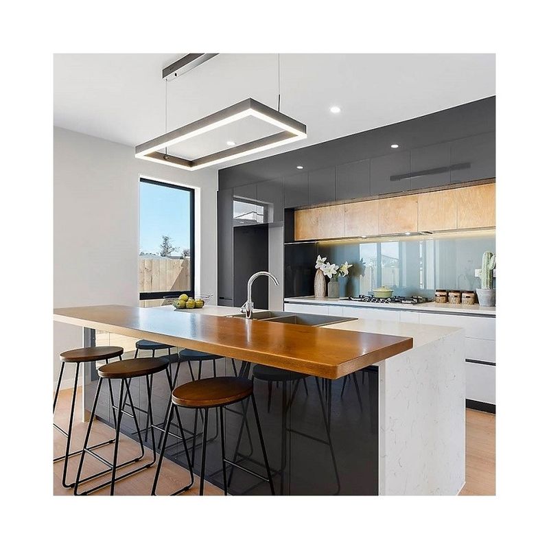 Moderno design Flat Pack cucina armadi con porte in stile Shaker e finitura in lacca