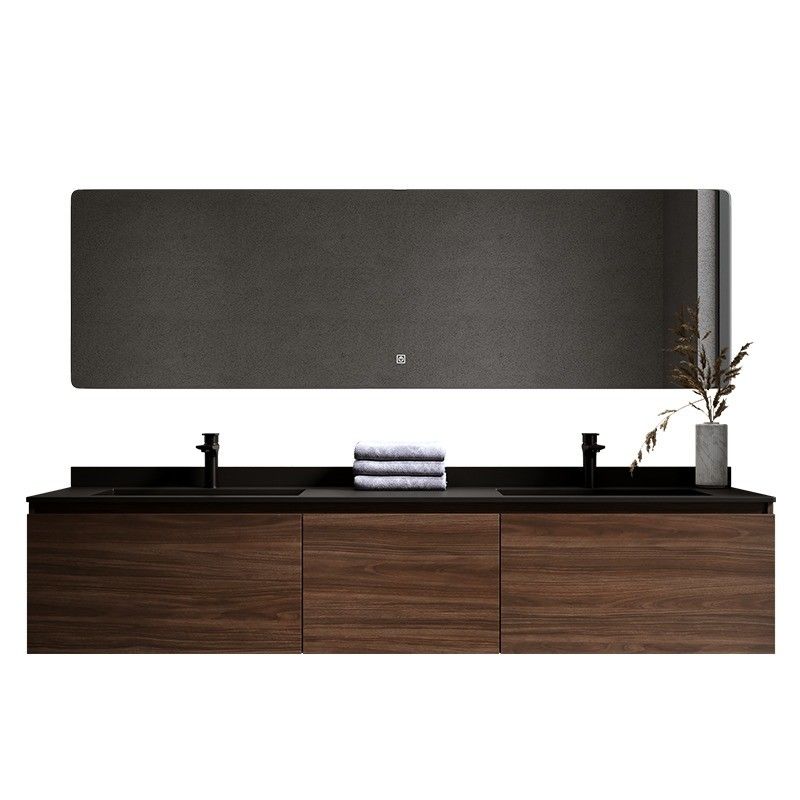 Doppia vasca da bagno in legno Vanity con High End Professionale impermeabile specchiere a LED