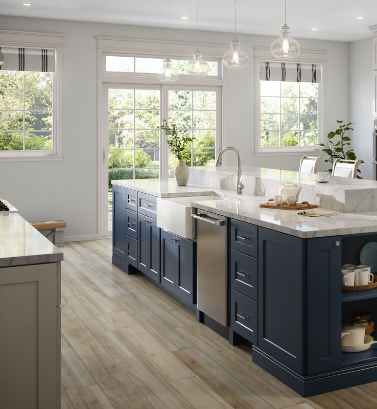 Armadio da cucina in stile espresso bianco in legno massello personalizzato per uso commerciale e domestico