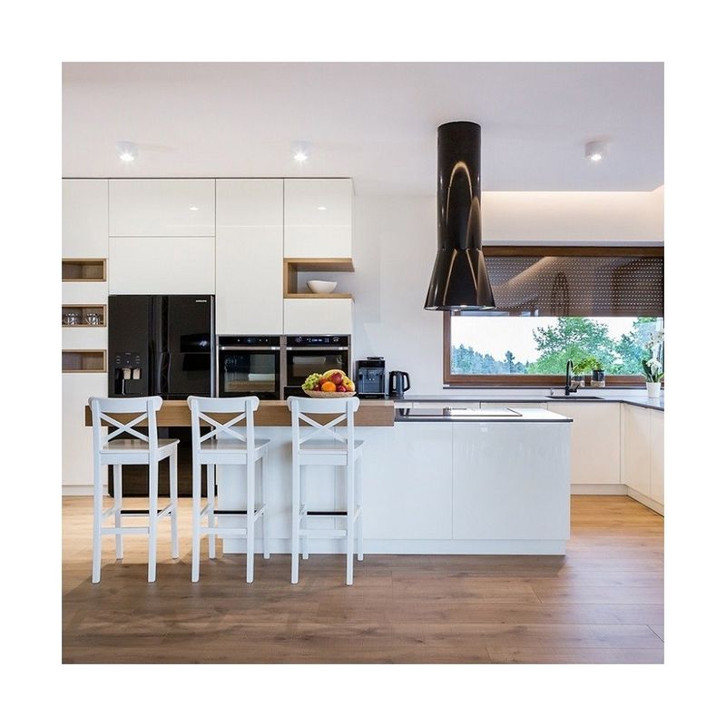 Colorato in rivestimento personalizzato YALIG Moderno Stile Legnoso Luxury High End Cucina