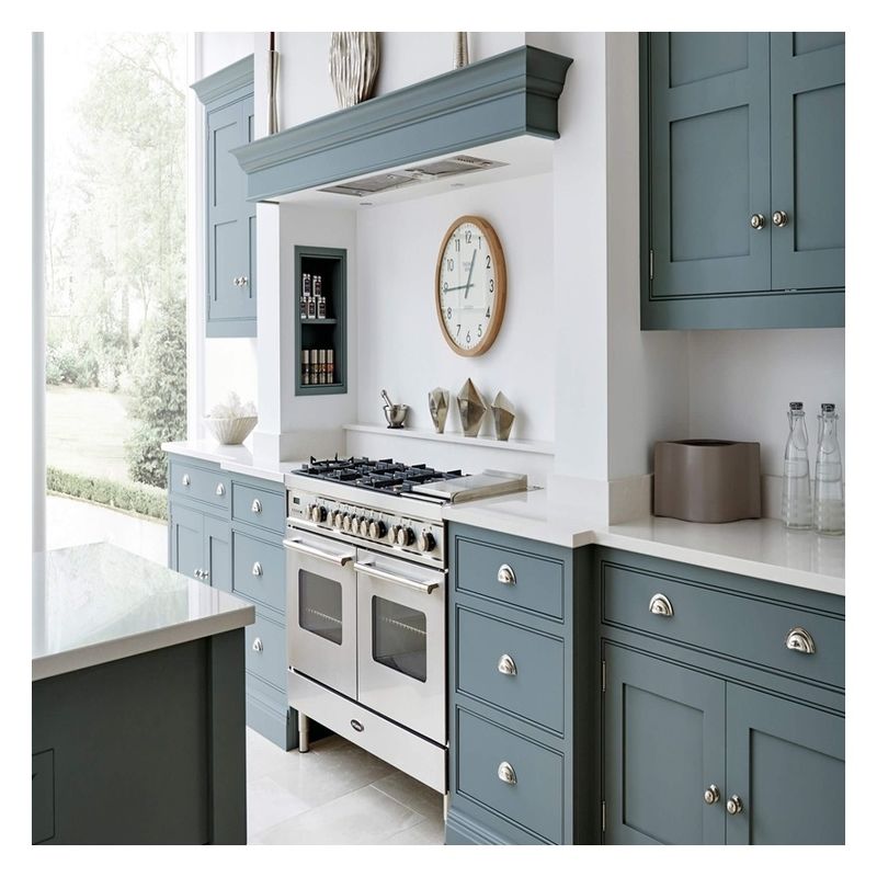Armadietto da cucina multi-capacità con finitura in lacca facile da pulire CAD / 3D liberamente