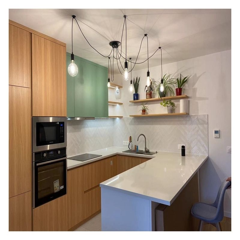 Ingrosso Customized Ral Color Chart Arredamento da cucina in legno per il design moderno