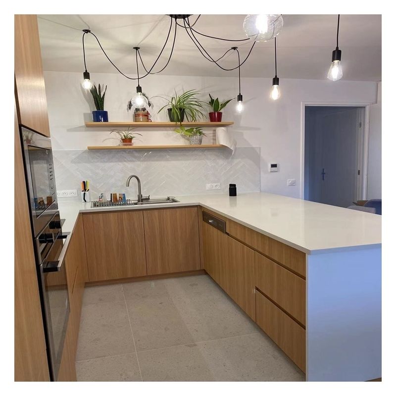 Ingrosso Customized Ral Color Chart Arredamento da cucina in legno per il design moderno