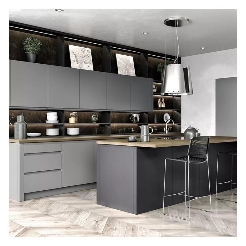 Modello moderno di verniciatura in lacca per cucina