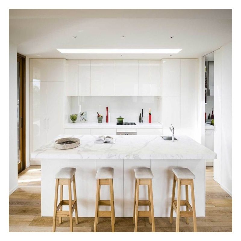 Modello moderno di verniciatura in lacca per cucina