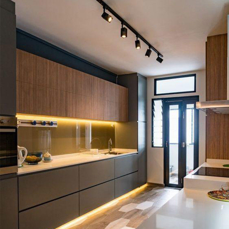 Dimensioni personalizzate Moderni Disegni Matti Armadi di cucina classici per lo stile di design moderno