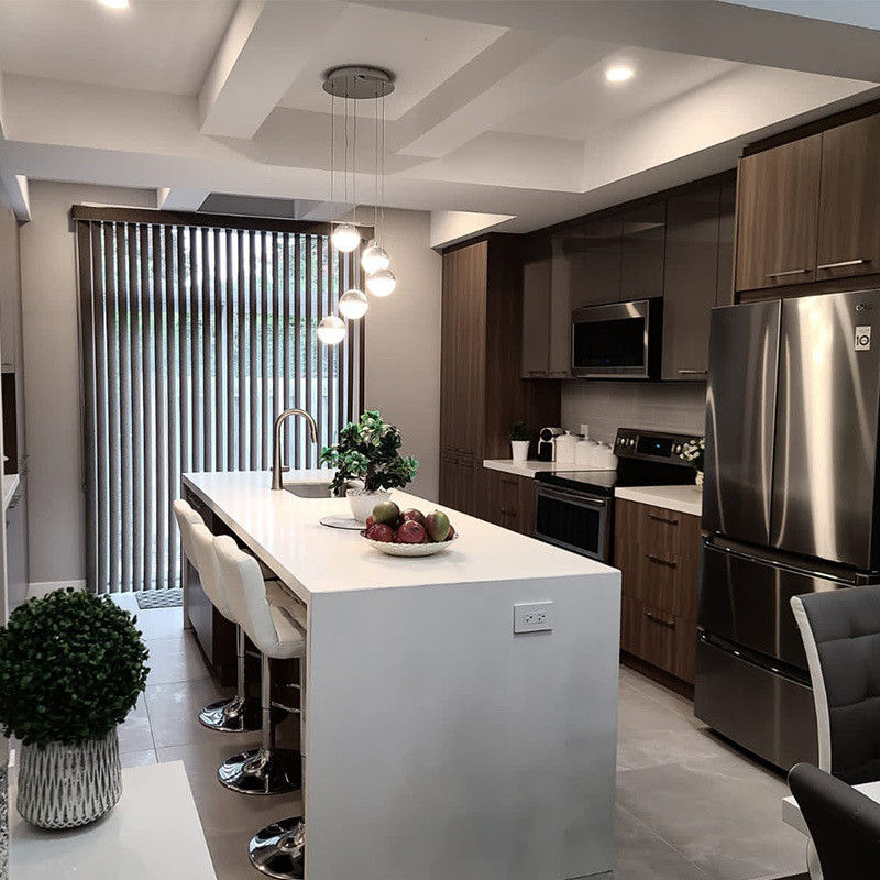 Moderno design impermeabile Matte stile Smart cucina Armadio a parete con pannello di porta durevole