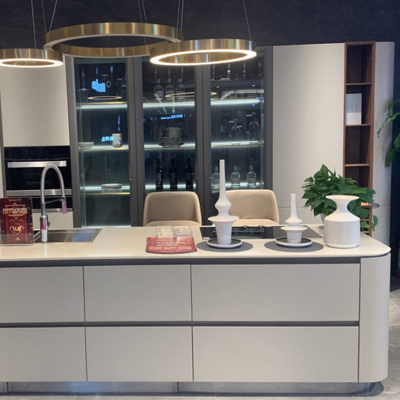Moderno design impermeabile Matte stile Smart cucina Armadio a parete con pannello di porta durevole