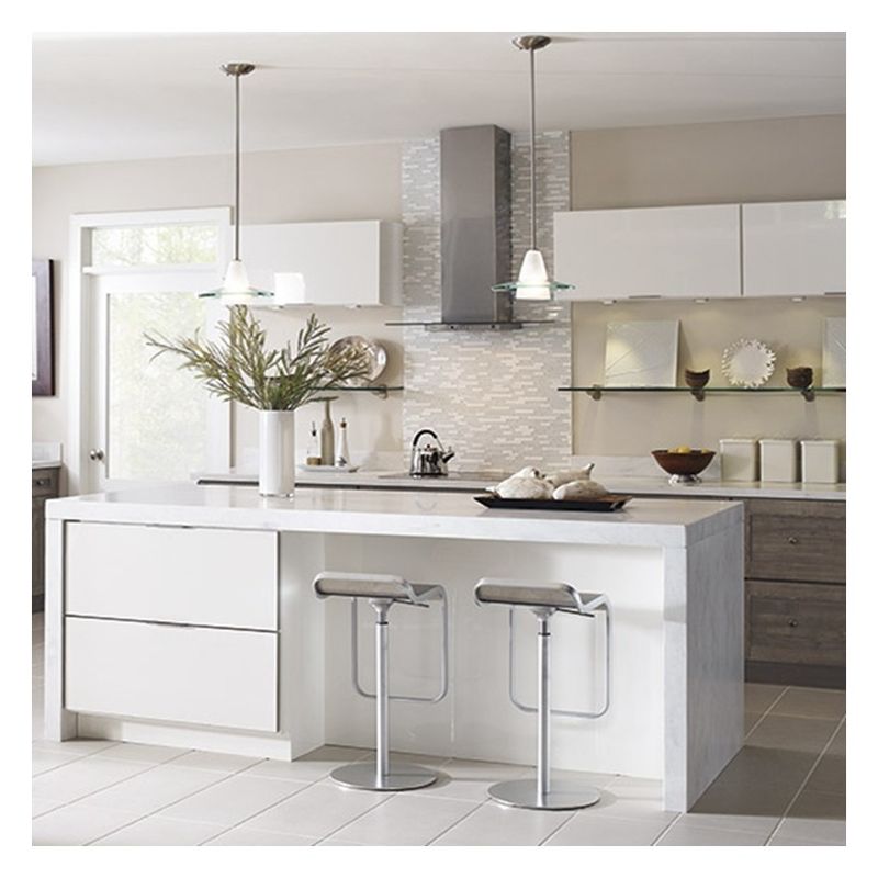 Facilità di pulizia funzionalità colore personalizzato armadiene di cucina in stile moderno per appartamento